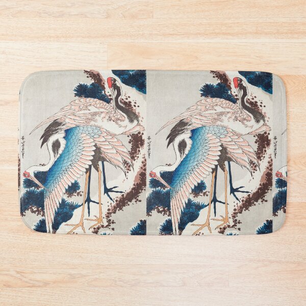 Item preview, cranes on a snowy tree (1834) by katsushika hokusai, vintage Japanese designed and sold by HobertShoop.