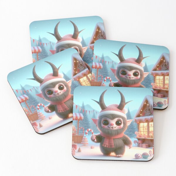 Item preview, Pastel goth Krampus, kawaii Christmas  designed and sold by Spooky Witch Dream.