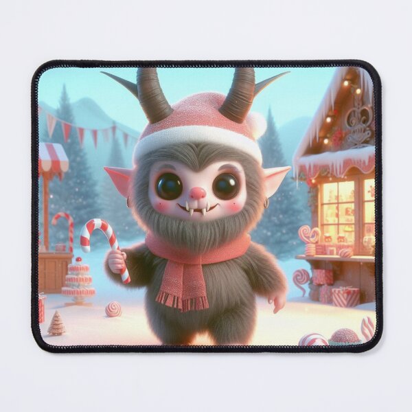 Item preview, Pastel goth Krampus, kawaii Christmas designed and sold by Spooky Witch Dream.