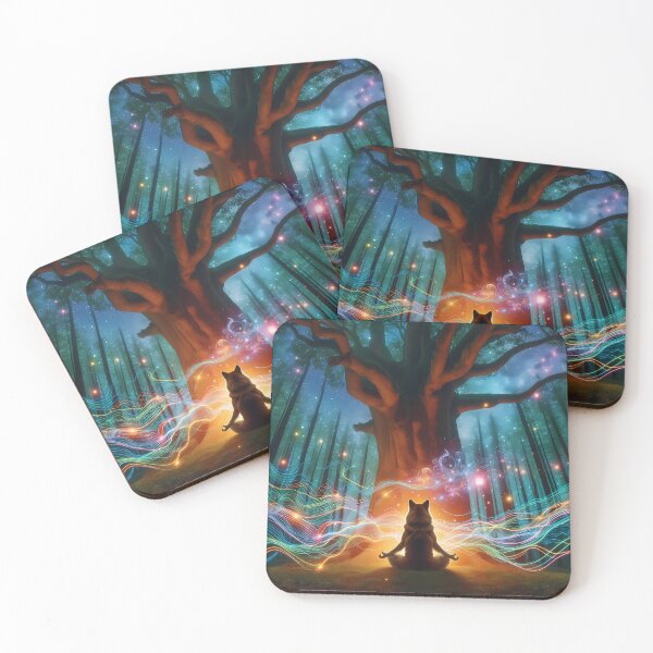 Item preview, Spiritual Cosmos Collection; Meditating Dog 4K designed and sold by omrclr.