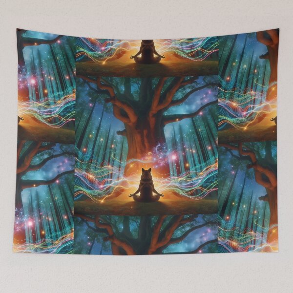 Item preview, Spiritual Cosmos Collection; Meditating Dog 4K designed and sold by omrclr.