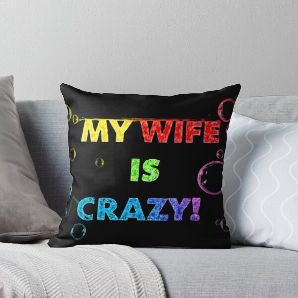 Item preview, Text: My wife is crazy. designed and sold by Tomasz  Siennicki.