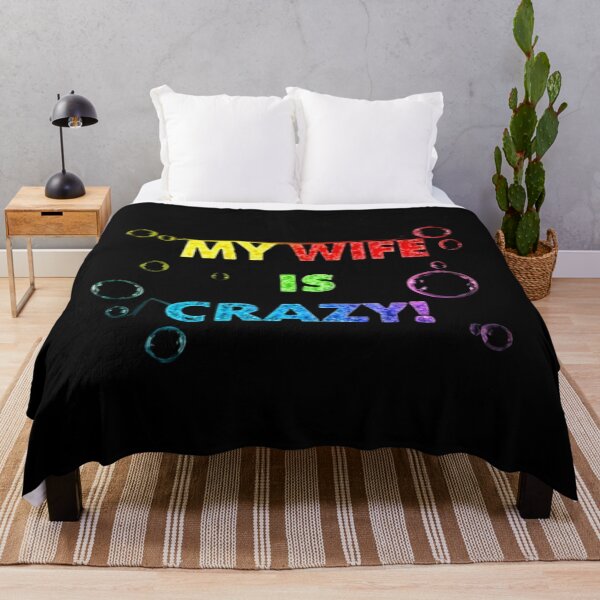 Item preview, Text: My wife is crazy. designed and sold by Tomasz Siennicki.