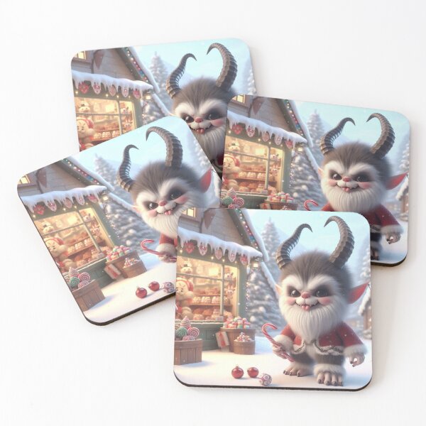 Item preview, Pastel goth Krampus, kawaii Christmas  designed and sold by Spooky Witch Dream.