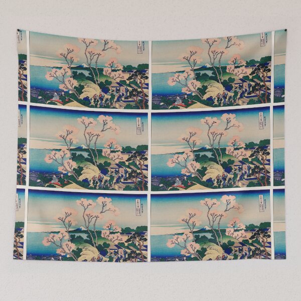 Item preview, Goten-Yama Hill, Shinagawa on the Tokaido by Katsushika Hokusai (1760-1849) vintage Japanese designed and sold by HobertShoop.