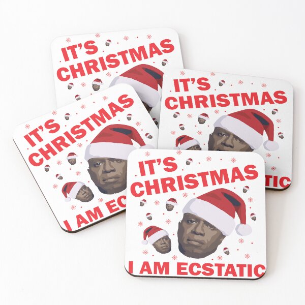 Item preview, Captain Holt It is Christmas I Am Ecstatic Christmas Sweater designed and sold by Saad-Design-hub.