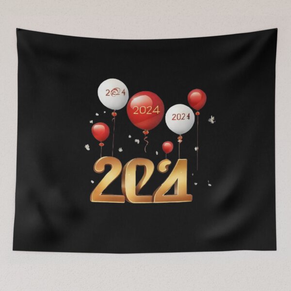 Item preview, Celebrate the Year 2024 with Joyful Memories - Unique Gift Idea!" designed and sold by karim38.