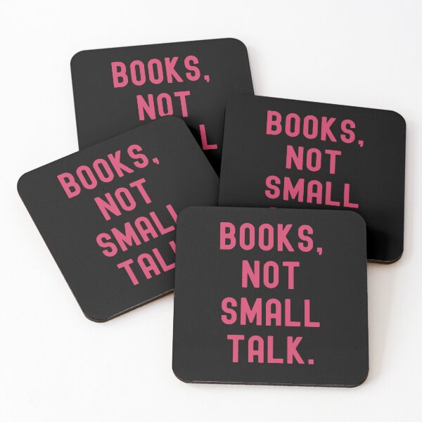 Item preview, Books Not Small Talk designed and sold by slicksquid.