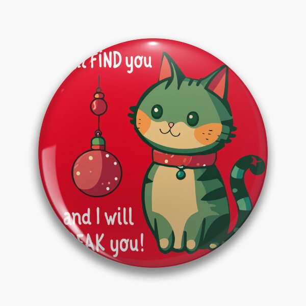Item preview, Funny Christmas Cat designed and sold by AntiqueImages.