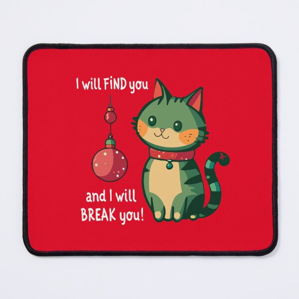 Item preview, Funny Christmas Cat designed and sold by AntiqueImages.