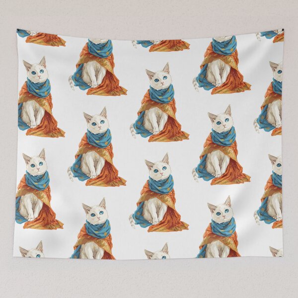 Item preview, Lindo gato con sari designed and sold by Ryslissa.