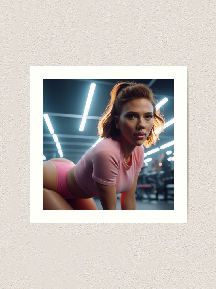 Poster sur toile Scarlett Johansson Hot Girl (116) - Décoration murale moderne - 40 x 60 cm