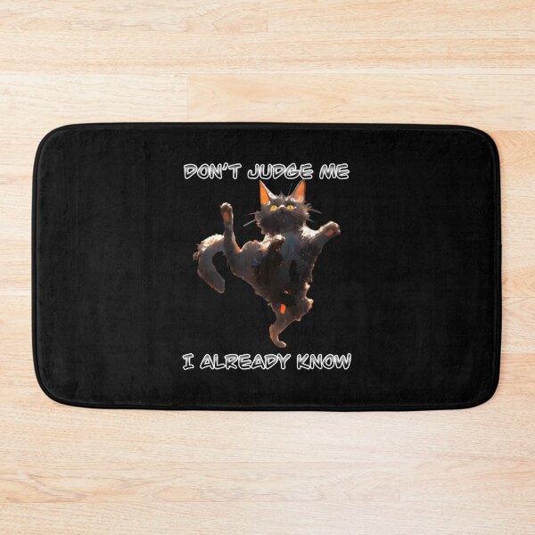 Item preview, Don't Judge Me I Already Know Dancing Cat 1 Shirt Design by Zeesdesign on Redbubble designed and sold by ZEESDESIGN.