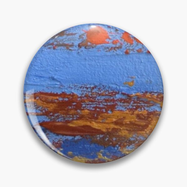Item preview, red orange road gold wall art Original print painting decor wall art vibrant designed and sold by wrightsonarts.