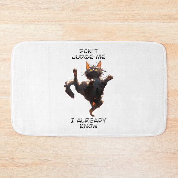 Item preview, Don't Judge Me I Already Know Dancing Cat 2 Shirt Design by Zeesdesign on Redbubble designed and sold by ZEESDESIGN.