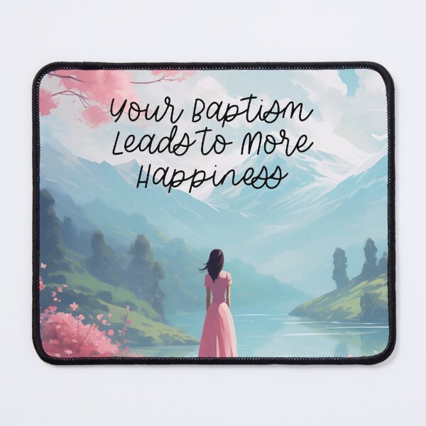 Item preview, Baptism Leads To More Happiness designed and sold by BestLifeHues.