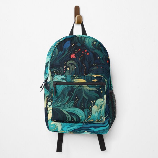 Item preview, Blue Ocean Waves designed and sold by Vector Scout Lab.