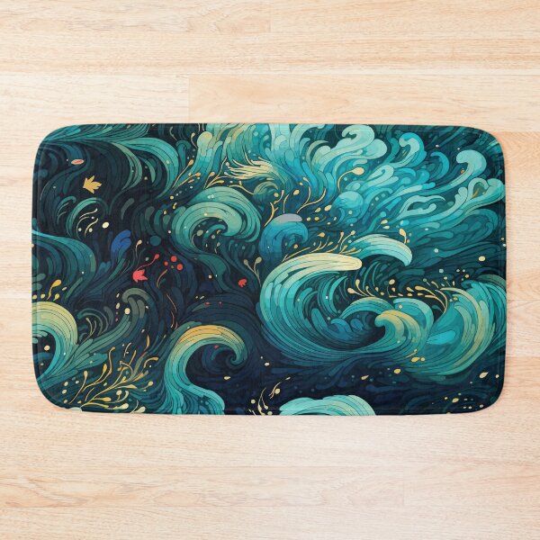 Item preview, Blue Ocean Waves designed and sold by Vector Scout Lab.