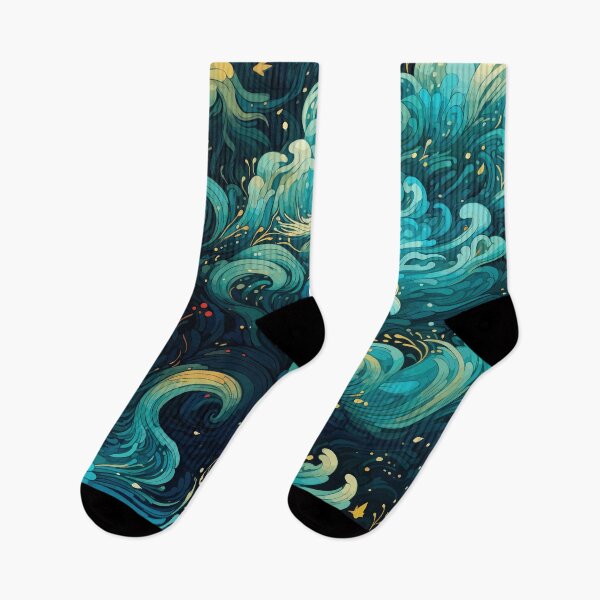 Item preview, Blue Ocean Waves designed and sold by Vector Scout Lab.
