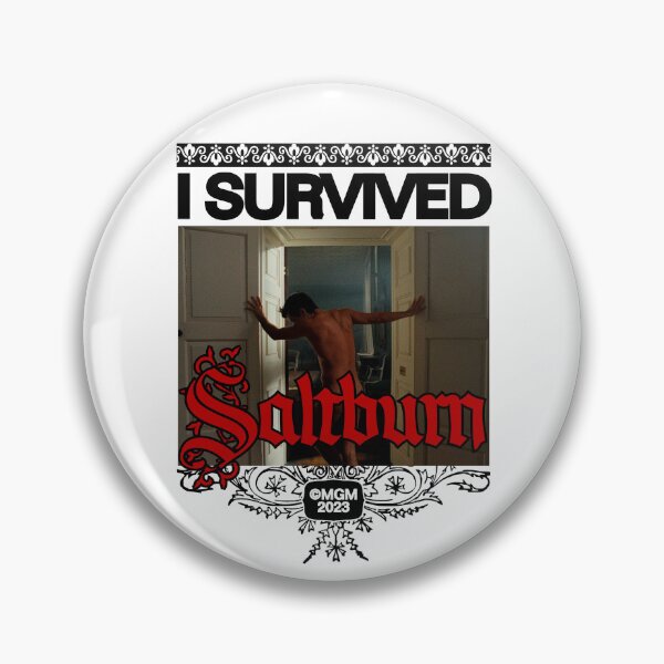 Item preview, SALTBURN: "I Survived" designed and sold by CULT OF FILM.