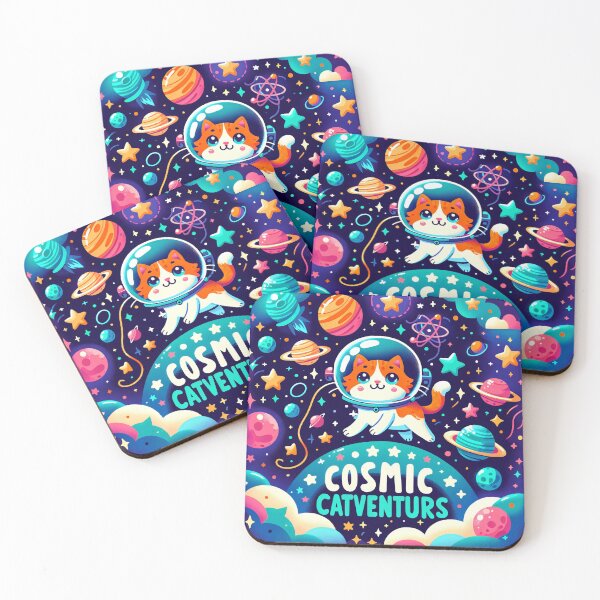 Item preview, Stellar Cat Whiskers: A Kitty's Galactic Exploration Quest designed and sold by ArtComixHaven.
