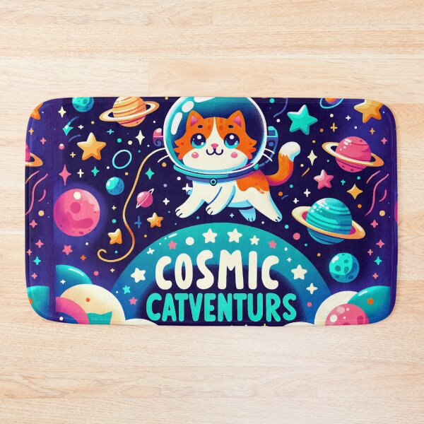 Item preview, Stellar Cat Whiskers: A Kitty's Galactic Exploration Quest designed and sold by ArtComixHaven.