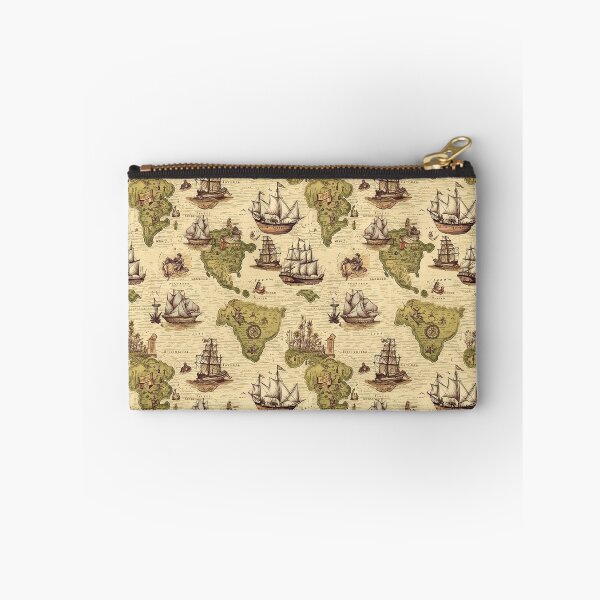 Item preview, Nautical fantasy map  designed and sold by Alessandro Remo Mazzoni Remotextiles.