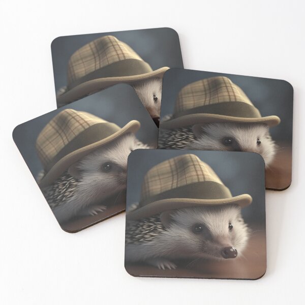 Item preview, Hedgehog with hat designed and sold by EdicionesJML.