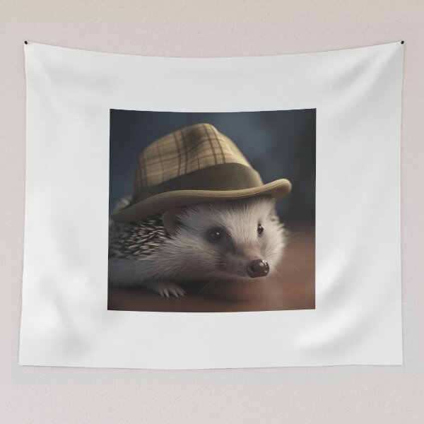 Item preview, Hedgehog with hat designed and sold by EdicionesJML.