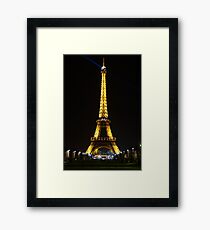 Follow the lights Framed Print