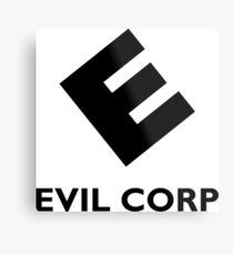 Evil Corp ~ Black Metal Print