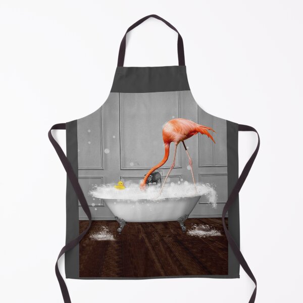 Item preview, Flamingo on Bathtub Bubble Bath designed and sold by lailashack.