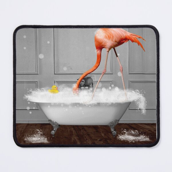 Item preview, Flamingo on Bathtub Bubble Bath designed and sold by lailashack.