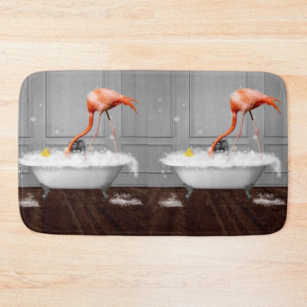 Item preview, Flamingo on Bathtub Bubble Bath designed and sold by lailashack.