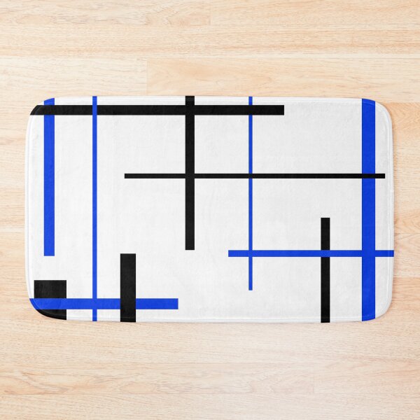 Item preview, Abstract geometric pattern - blue. designed and sold by K.S ART.