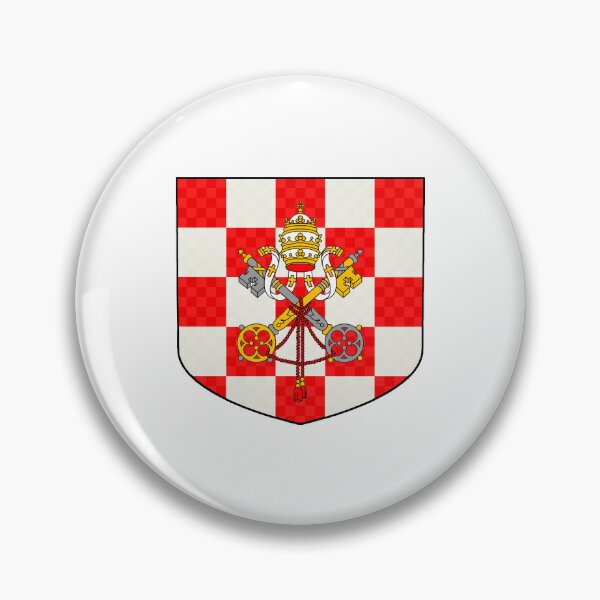 Item preview, Croatian Crest with Vatican Symbol Hrvatski Grb designed and sold by Velered Designs ⚜️.