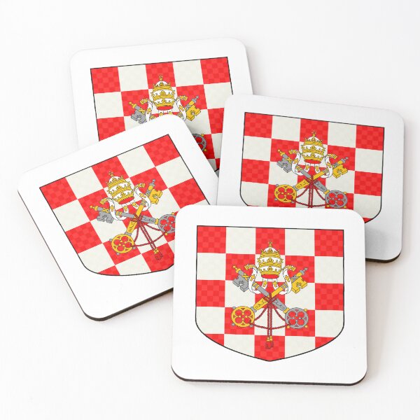 Item preview, Croatian Crest with Vatican Symbol Hrvatski Grb designed and sold by Velered Designs ⚜️.