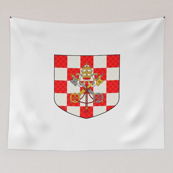 Item preview, Croatian Crest with Vatican Symbol Hrvatski Grb designed and sold by Velered Designs ⚜️.