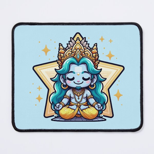 Item preview, Brahma Meditating Cartoon designed and sold by PickledjoArt.