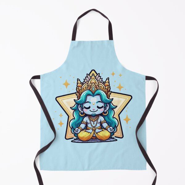 Item preview, Brahma Meditating Cartoon designed and sold by PickledjoArt.