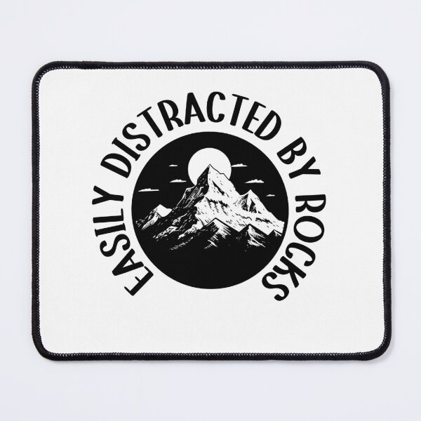 Item preview, Easily Distracted By Rocks - Funny Geology Gift designed and sold by GRABAPSHOP.