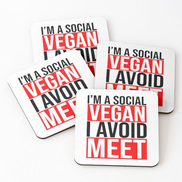 Item preview, I'm a social vegan i avoid meet designed and sold by Bigilyy.