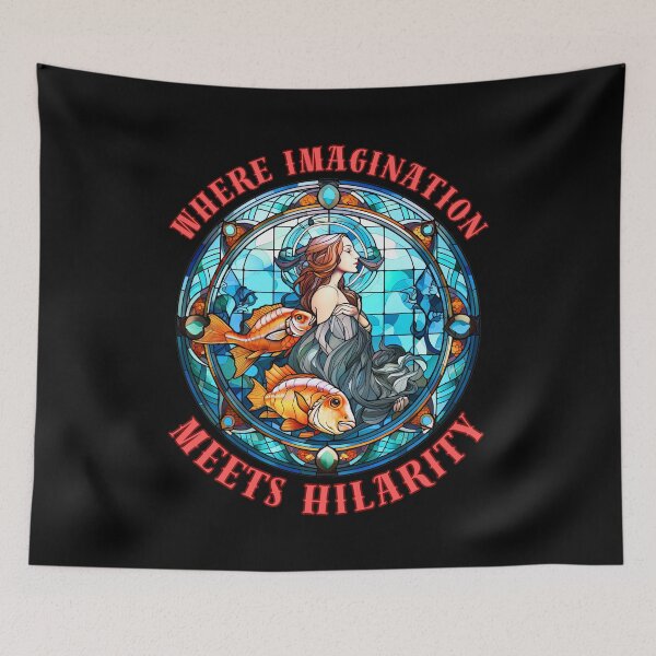 Item preview, Where Imagination Meets Hilarity. pisces astrology designed and sold by ZodiacWonders.