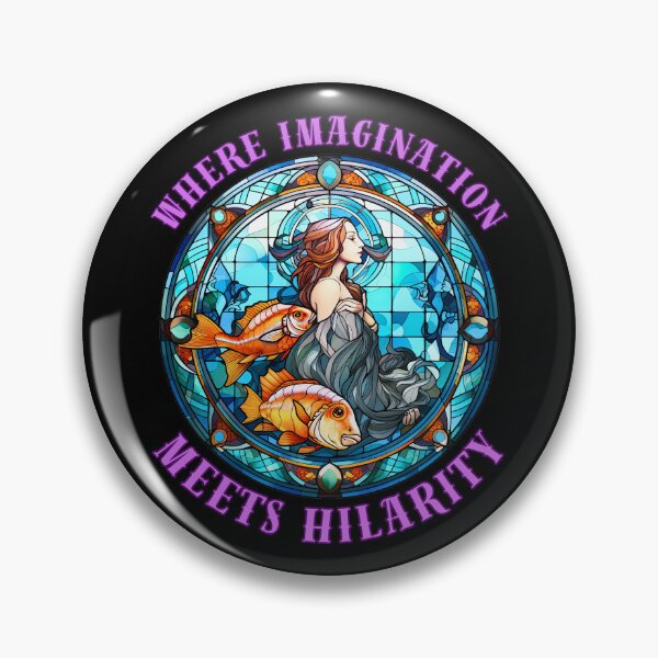 Item preview, Where Imagination Meets Hilarity. pisces horoscope designed and sold by ZodiacWonders.