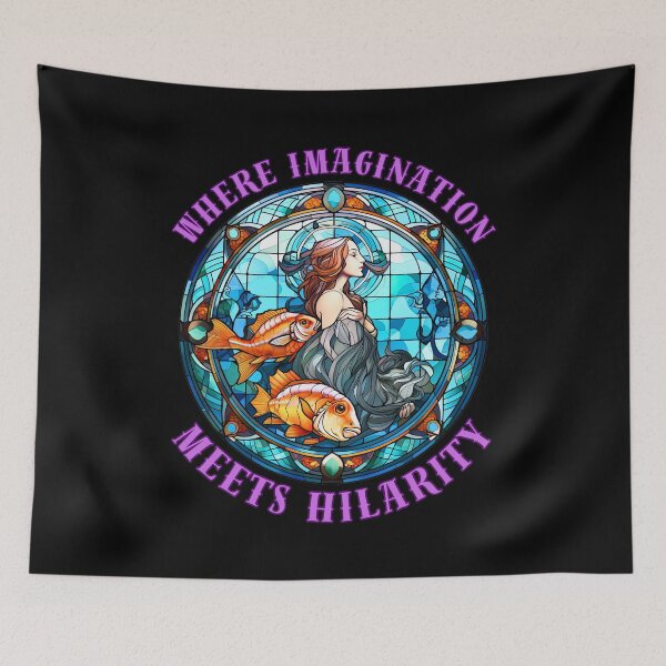 Item preview, Where Imagination Meets Hilarity. pisces horoscope designed and sold by ZodiacWonders.
