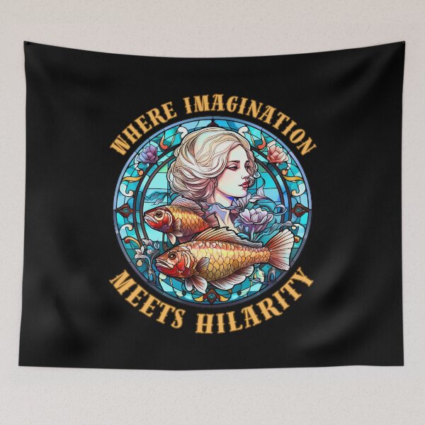 Item preview, Where Imagination Meets Hilarity. pisces fish designed and sold by ZodiacWonders.