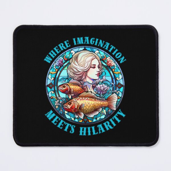 Item preview, Where Imagination Meets Hilarity. pisces quote designed and sold by ZodiacWonders.