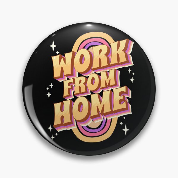Item preview, Work from home retro style designed and sold by Dahlann.