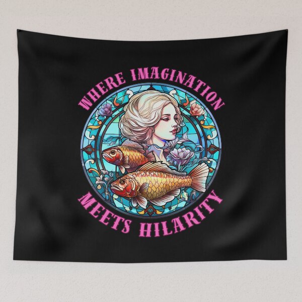 Item preview, Where Imagination Meets Hilarity. pisces lovers designed and sold by ZodiacWonders.