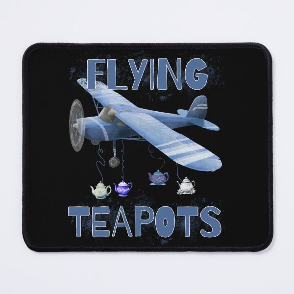Item preview, Flying teapots airplane designed and sold by youraircraftart.